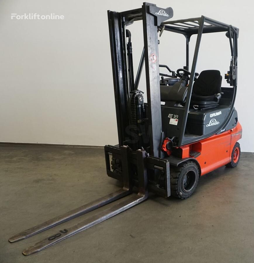 Linde E 18 P 335-02 electric forklift